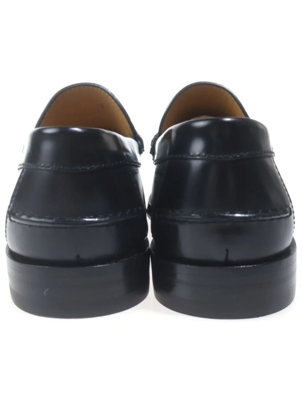 Gucci Horsebit Leather Loafers Black 8